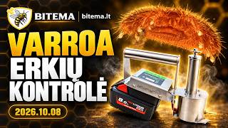2026.10.08. Varroa erkių kontrolė