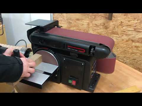 Dictum Band- und Tellerschleifer BTS 100/150 vorgestellt und ausprobiert