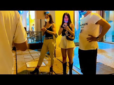 NIGHT LIFE IN BOLOGNA. Italy - 4k Walking Tour around the City - Travel Guide. trends, moda #Italy