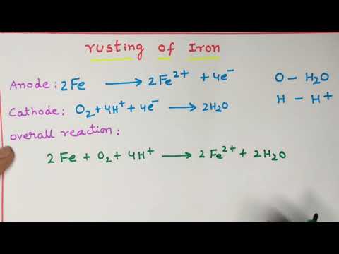 Trick to remember Reactions of Rusting of iron/Electrochemistry/ASN CHEMISTRY