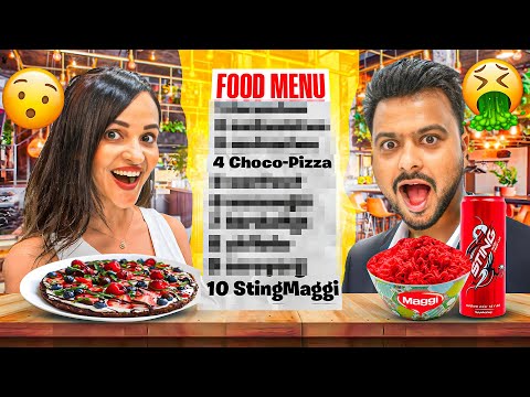 Eating 4th vs 10th Food Item on Menu CHALLENGE