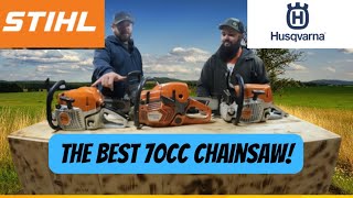 70cc Chainsaw Shootout! Husqvarna VS Stihl. 572XP MS462C MS4