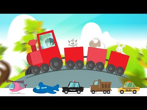  Learn Colors with Street Vehicles in Arabic for Kids - تعليم الألوان مع وسائل النقل للاطفال