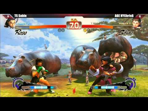 SSF4 Top 8 TS Sabin vs AGE NYChrisG - East Coast Throwdown V