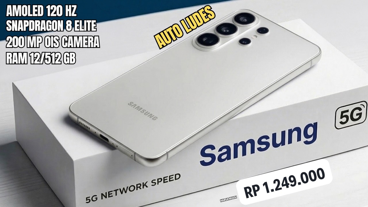 AUTO NGILER‼️RAM 12/512GB, 200 MP OIS - HP SAMSUNG TERBARU TURUN HARGA 2026