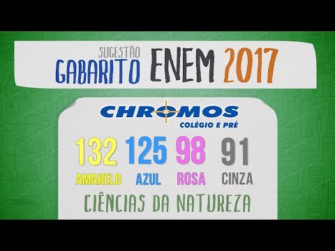 Gabarito ENEM 2017 CHROMOS - Prova Amarela: Questão 132 | Biologia