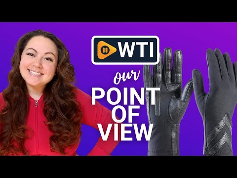 isotoner womens Spandex Touchscreen Cold Weather Gloves With Warm Fleece Lining and Chevron Details Small-Medium Solid Black - Smartdri - WTI product video review
