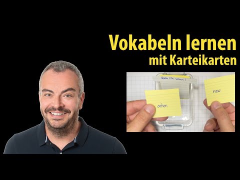 Learn vocabulary quickly and permanently with flashcards |  Lehrerschmidt
