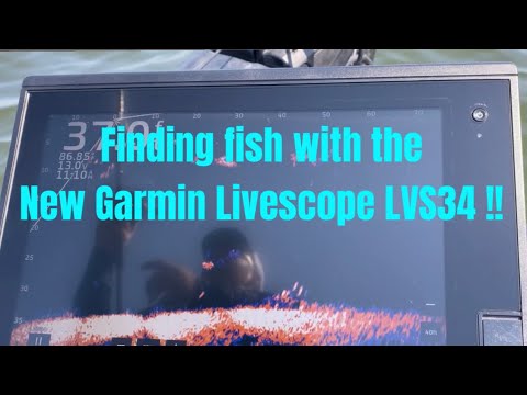 The new Garmin Livescope LVS34. The Bass Tank using it for finding fish on Lake Sam Rayburn