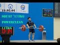 190501 Squat 173kg*10 , P.Clean 112kg.AVI