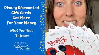 Save money with discounted Disney gift cards for your Disney trip. BEFORE you invest $$$ WATCH THIS