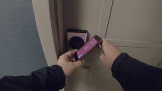 Real life experience using Marriott mobile app to unlock door in Marriott Hotel
