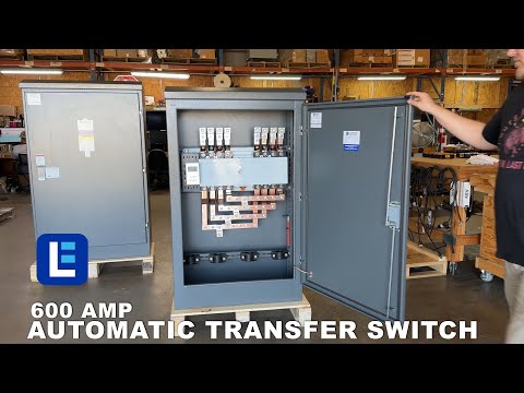 600-amp Automatic Transfer Switch - 480V 3 Phase 4 Pole (4 Wire) - NEMA 3R - Larson Electronics