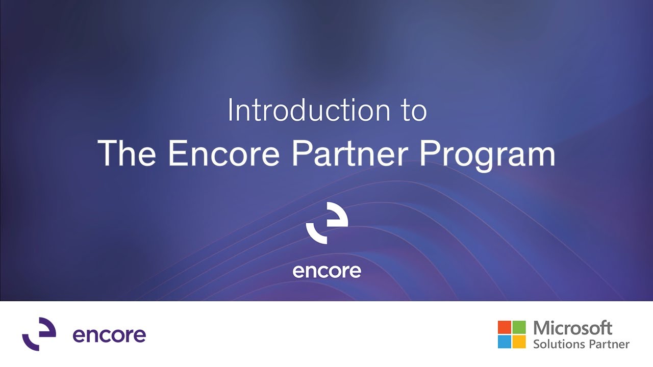 The Encore Partner Program