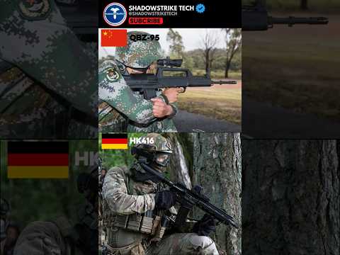 🇨🇳 QBZ-95 vs 🇩🇪 HK416 – DEADLIEST RIFLE?! 🔫⚔️💥