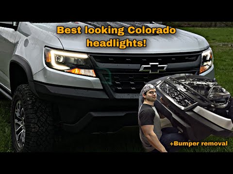 Chevy Colorado ZR2 Duramax gets a SICK set of LED Headlights! (HOW TO: Front Bumper Removal)
