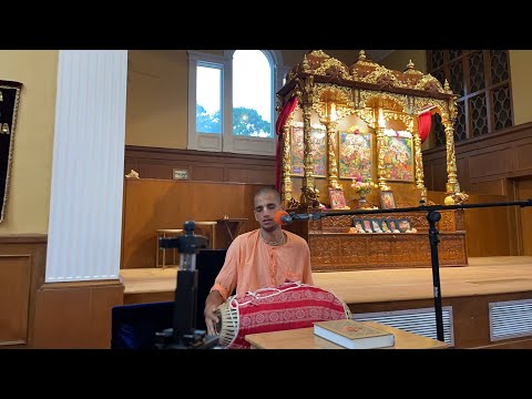 Talk by Chandan Acarya Prabhu | S.B 2.7.36 “Vyasadeva Divides the Four Vedas”