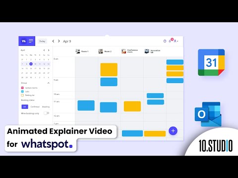 Workspace Booking Software Animated Explainer Video Sample | 10 Studio