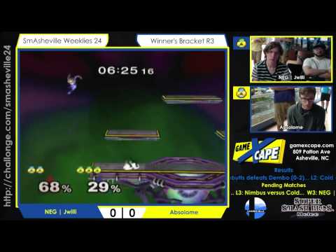 SW24 Winners' R2 - NEG | Jwilli (Sheik/Zelda) vs Absolome (Sheik/Zelda)