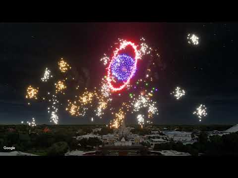 FWSIM - Disneyworld The Magic Kingdom Pyromusical - Firework Simulator
