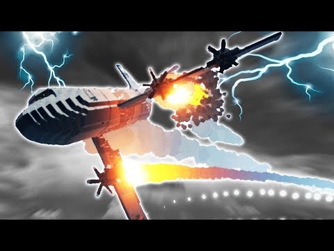 LIGHTING CAUSES PLANE FIRE CRASH SURVIVAL! - Stormworks: Build and Rescue Gameplay Roleplay