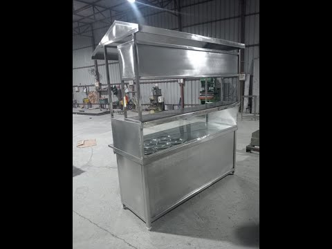Stainless steel ss pav bhaji counter