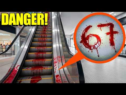 If you see 67 in BLOOD in an Abandoned MALL, RUN away FAST! (IT'S NOT SAFE)