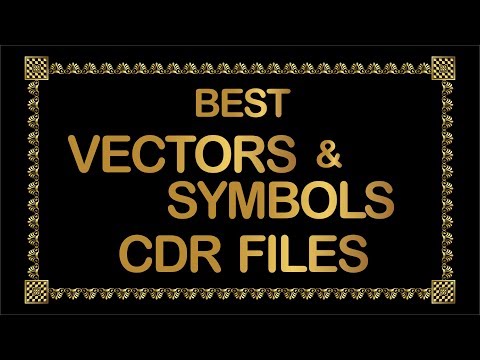 (File 4) Multi Colour & Golden_Vectors, Designs & Symbols CDR File