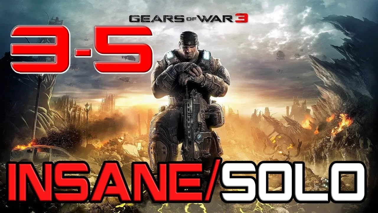 Gears of War 3 (Series X) | Insane Difficulty Guide/Walkthrough | Act 3-5 "Brothers to the End"