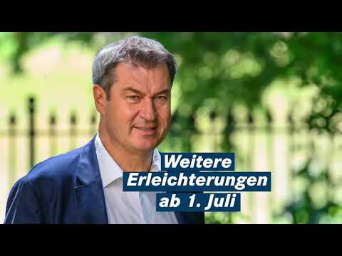 Ministerpräsident Dr. Markus Söder nach der Kabinettssitzung am 29. Juni 2021 - Bayern