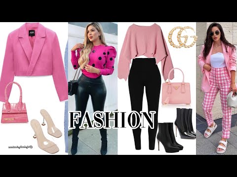 MODA 2022 MUJER 💋 OUTFITS COLOR ROSA CÓMO COMBINAR EL COLOR ROSA  MODA 2022 MUJER TENDENCIAS 2022