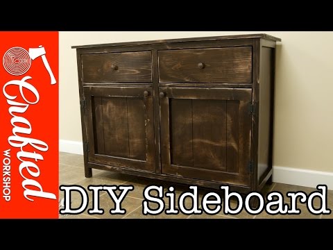 DIY Sideboard / Buffet Cabinet |  How To Build Video