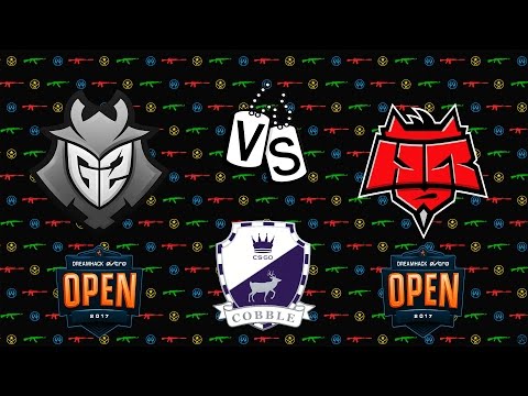 CS:GO Лучшие моменты G2 Esports vs HellRaisers map2 Cobbl GrandFinal DreamHack ASTRO Open Tours 2017