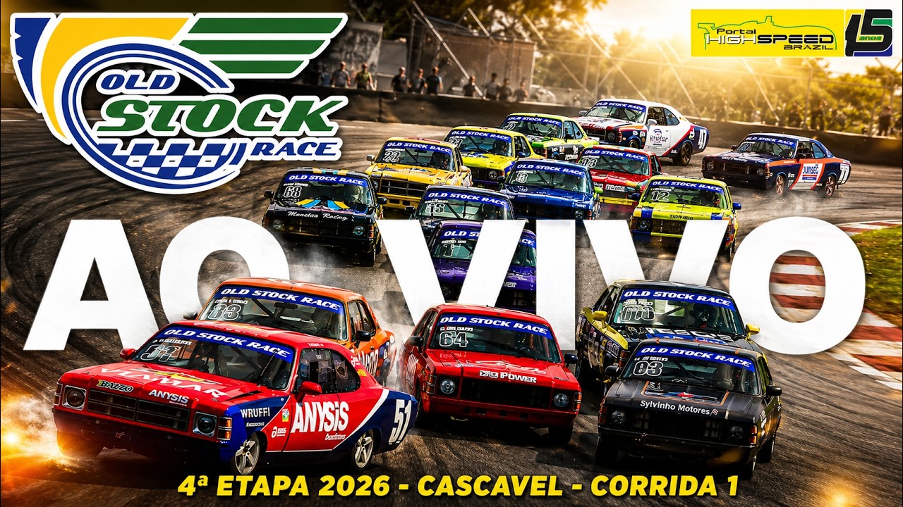 🔴 OLD STOCK RACE | Corrida 1 | 4ª Etapa 2026 | Cascavel (PR) | Ao Vivo