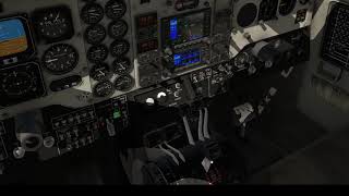 X-Plane 11 - King Air C90 Runup Procedure