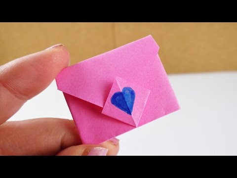 Fold an envelope with a closure | Easy instructions | Gift & surprise