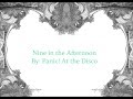 Panic! At the Disco: Nine in the Afternoon Lyrics ...