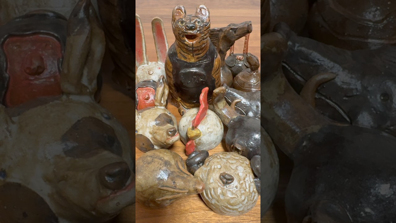 とら十二支酒器で祝う「Happy New Year 2026」 #ceramic  #japanesenewyear