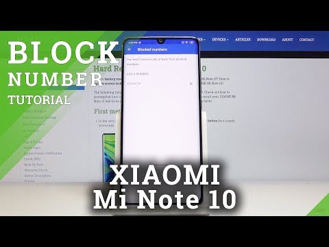 How to Block Number in XIAOMI Mi Note 10 – Blacklist Settings