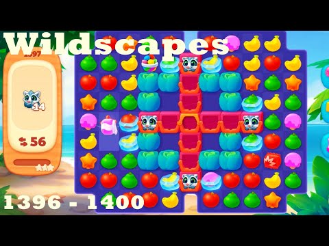 Wildscapes Level 1396 - 1400 HD Walkthrough | 3 - match game | gameplay | android | ios | pc | app