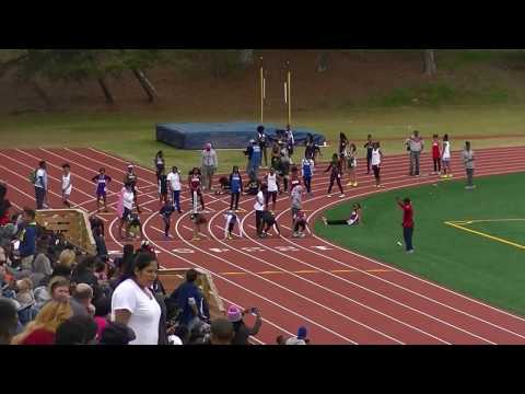 Cydney Bowe 12.70s 100m Prelim 1 Dekalb County Championship 2017