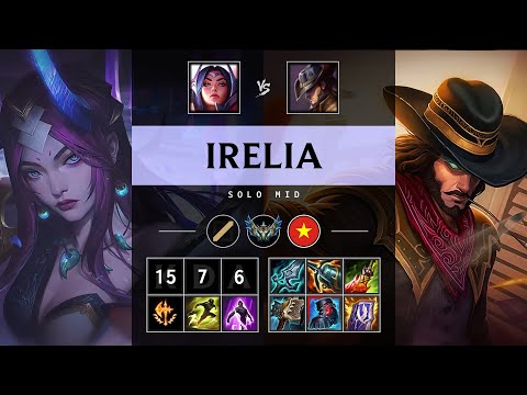 Irelia Mid vs Twisted Fate - VN Challenger Patch 25.17