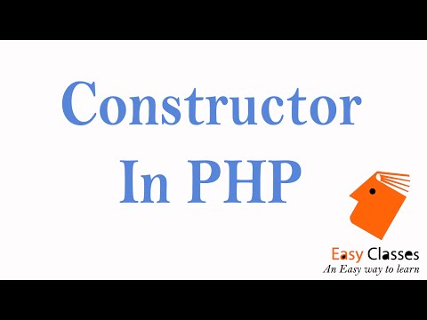 Php Tutorial In Hindi Constructor Method In Php