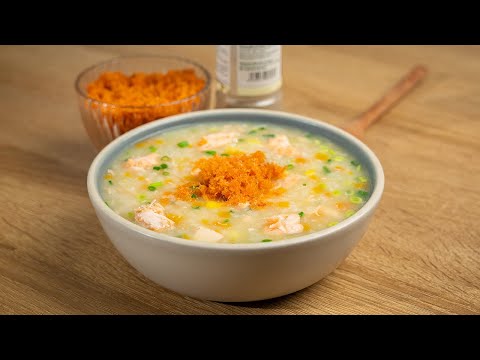 Cháo cá hồi