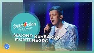 Vanja Radovanović - Inje - Exclusive Rehearsal Clip - Montenegro - Eurovision 2018