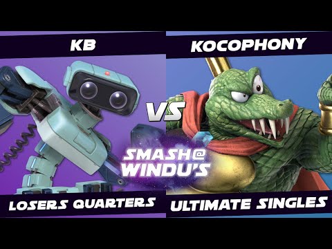 KB (R.O.B.) vs Kocophony (King K. Rool) - Smash @ Windu's 109 - Losers Quarters SSBU