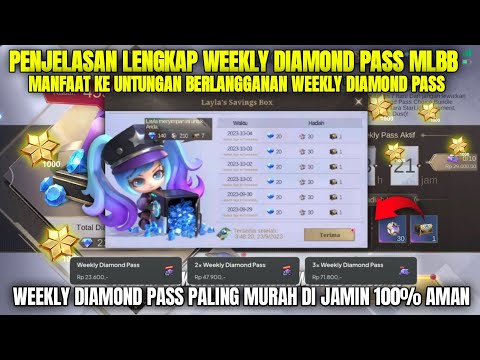 Penjelasan Lengkap Weekly Diamond Pass MLBB | Manfaat Kartu Sig-in Terlambat Weekly Diamond Pass ML