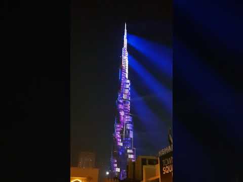 Burj Khalifa(dubai) breaks new world record. Light Up 2018
