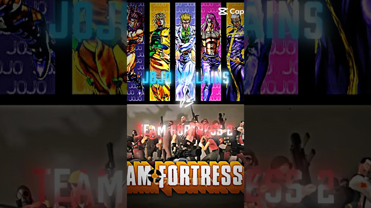 Jojo Villains vs TF2 Mercs #jjba #tf2 #1vs1