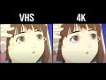 Serial Experiment Lain Opening VHS Vs 4K BLU RAY